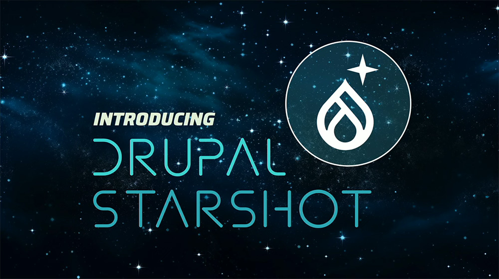 Drupal Starshot โครงการ Drupal พร้อมใช้ตั้งแต่ติดตั้งเสร็จ