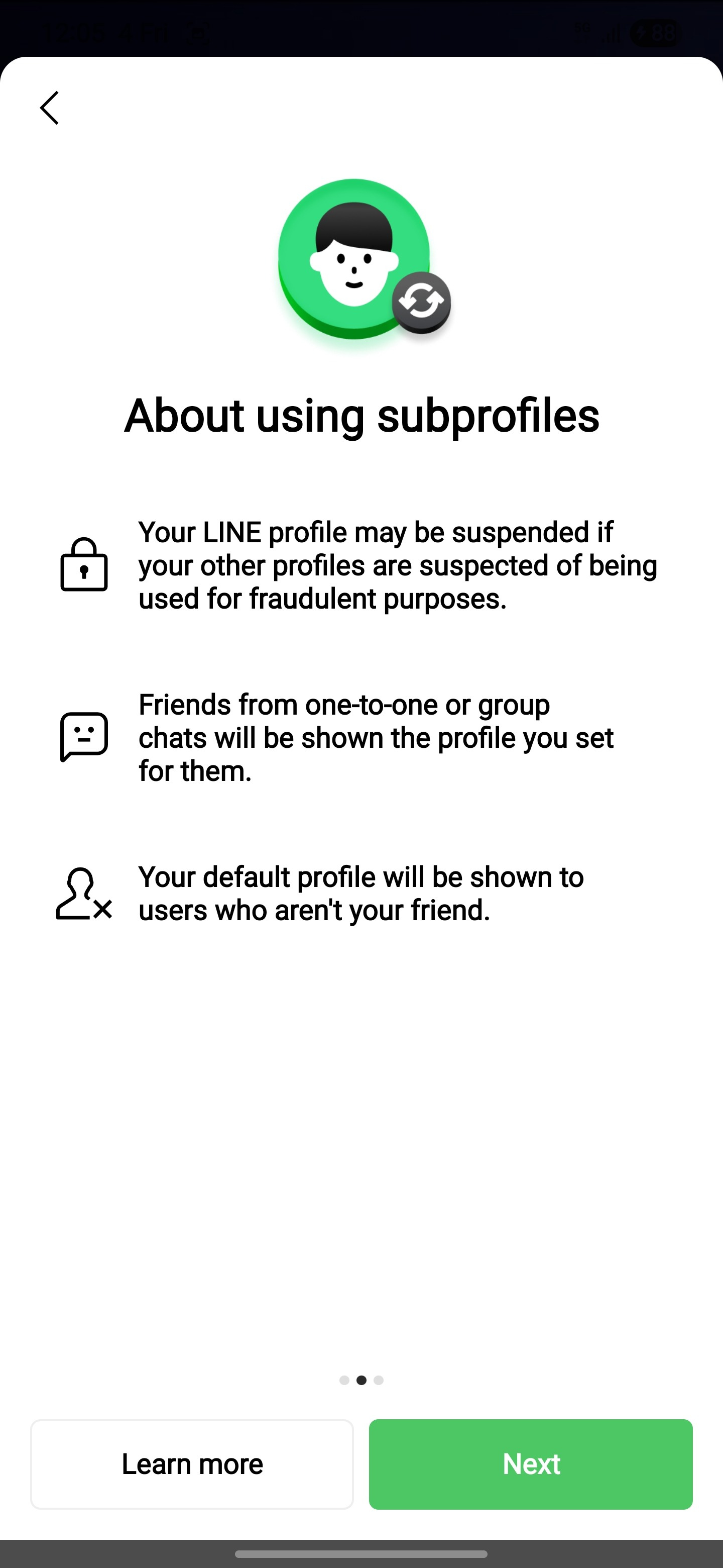 LINE Premium วิธีสมัคร สร้าง Subprofiles