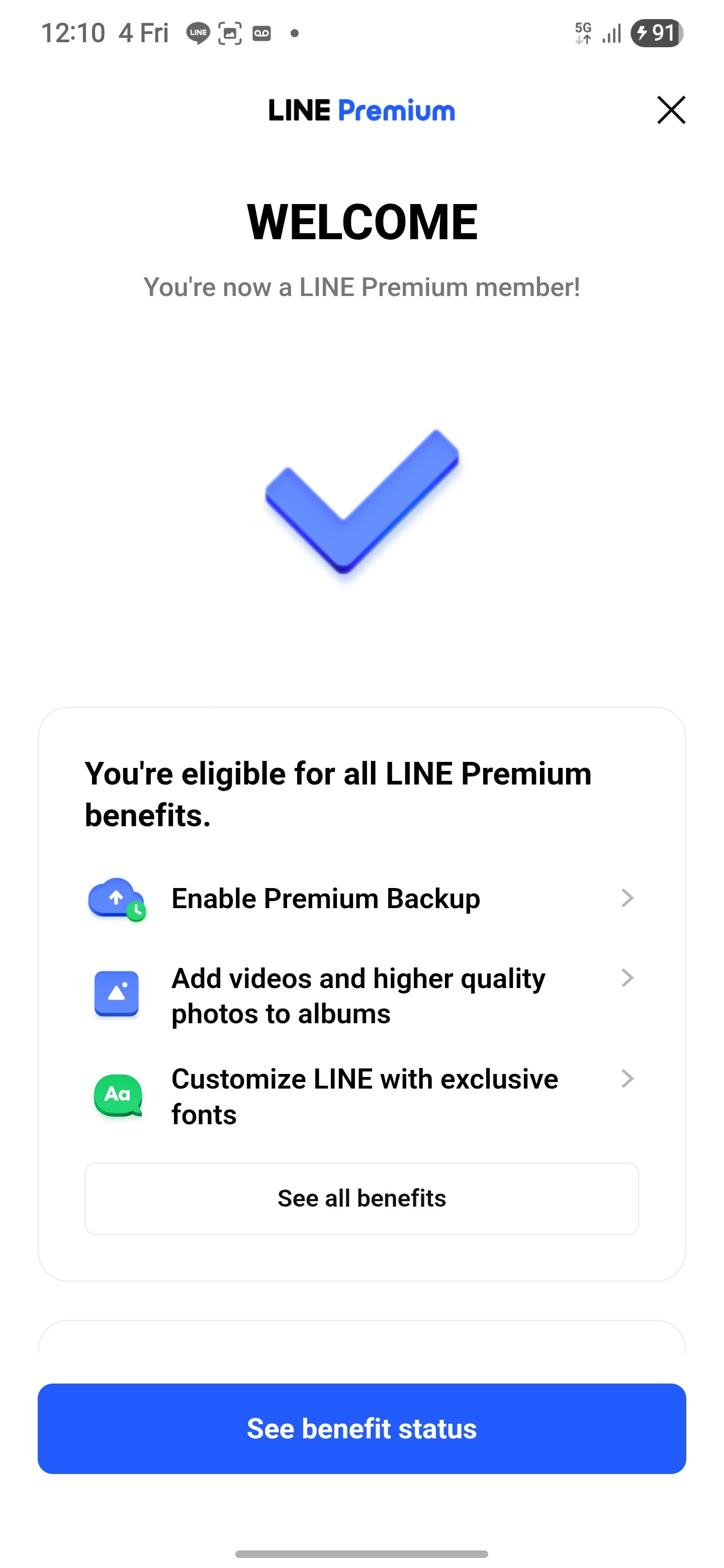 LINE Premium วิธีสมัคร สร้าง Subprofiles