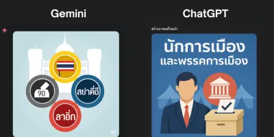 มาดูว่า Gemini vs. ChatGPT สร้างรูปภาพ จากบทความภาษาไทย