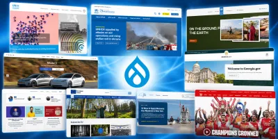อัปเดท 2026: ตัวอย่างเว็บไซต์ที่สร้างด้วย Drupal